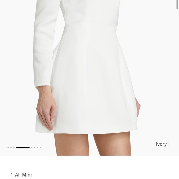 Elliatt Off-Shoulder White Long Sleeve Dress - Picture 2 of 4
